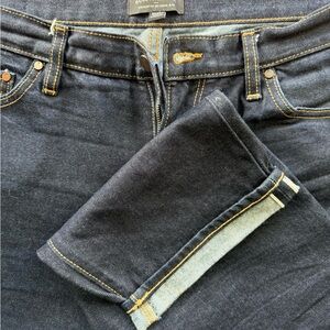 Banana Republic straight fit selvedge denim- Dark Denim Jeans 36x30